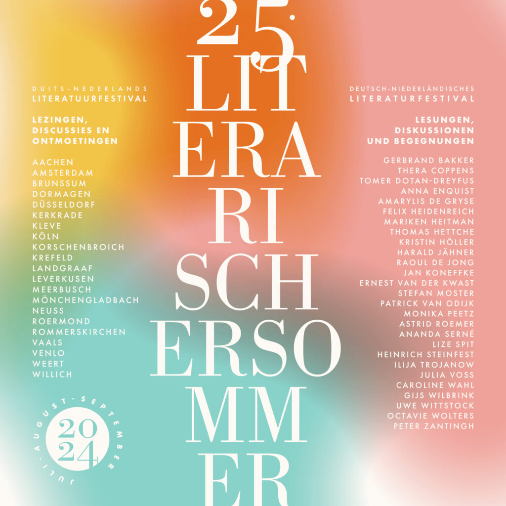 Cover des Programms des 25. Literarischen Sommers